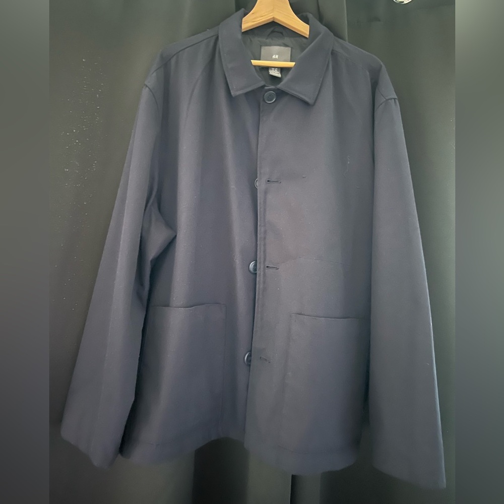 H&M Dark Blue Men's Shirt Jacket